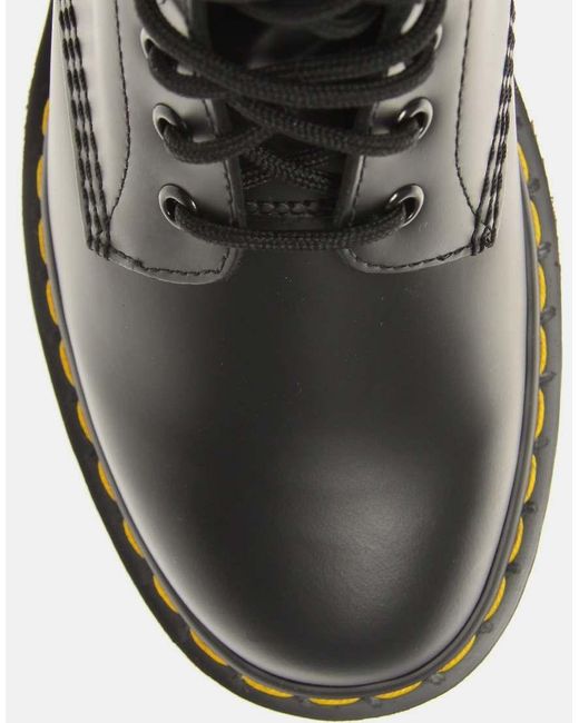 Dr. Martens Black 1460 8-eye Smooth Leather Lace Up Boots