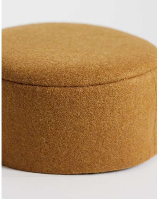 ASOS Natural Pillbox Hat