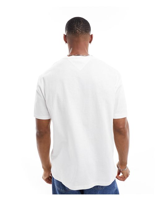 Tommy Hilfiger White Regular Varsity Sport T-shirt for men