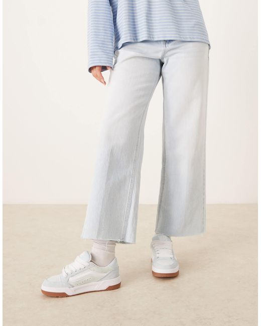 Vans White Hylane Suede Trainers