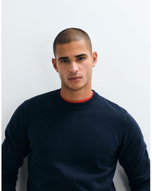 Threadbare – strickpullover in Blue für Herren