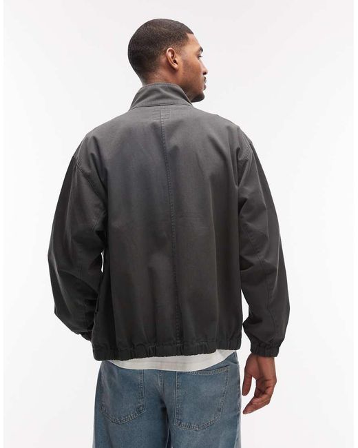 Gramicci Gray Twill Around Harrington Jacket for men