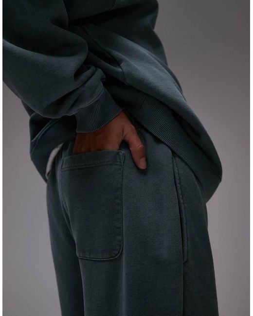 TOPSHOP Gray Community Co-ord Graphic Cuffed jogger