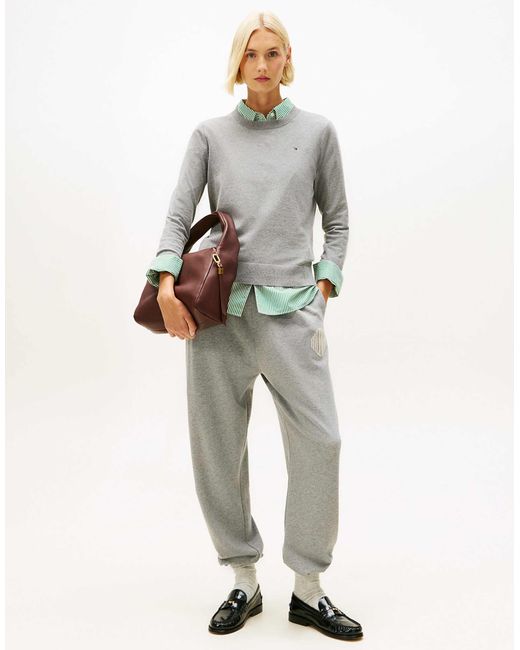 Tommy Hilfiger Gray – pullover aus jersey