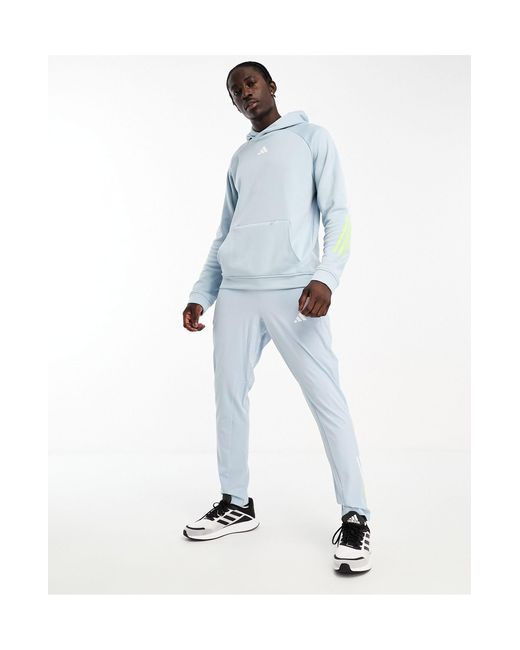 Sudadera con capucha train icons Adidas Originals de hombre de color White