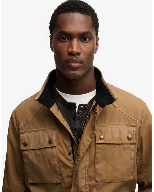 Superdry Natural Racer Wax Jacket for men