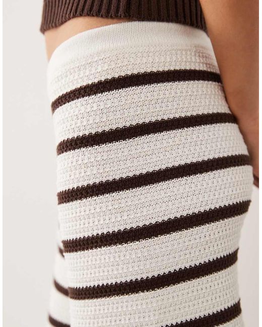 ASOS White Crochet Knit Beach Pants