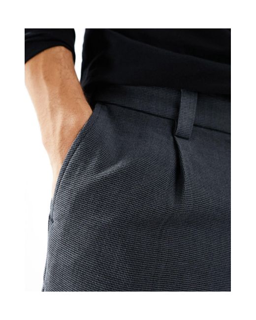 Abercrombie & Fitch Black Straight Tailored Pants for men
