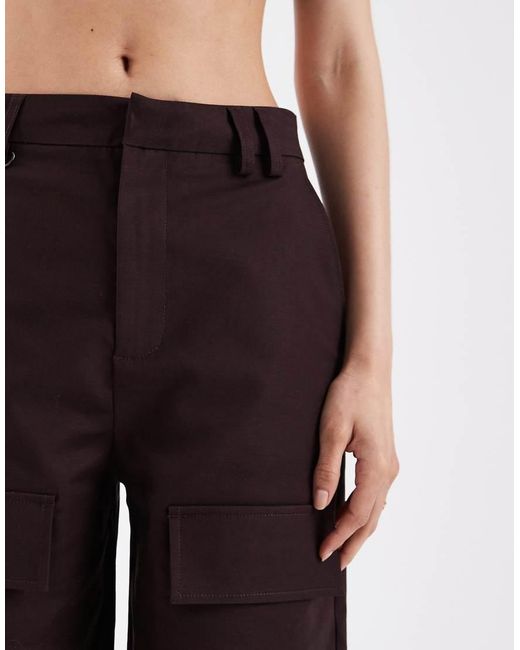 ASOS White Tailo Utility Bermuda Shorts