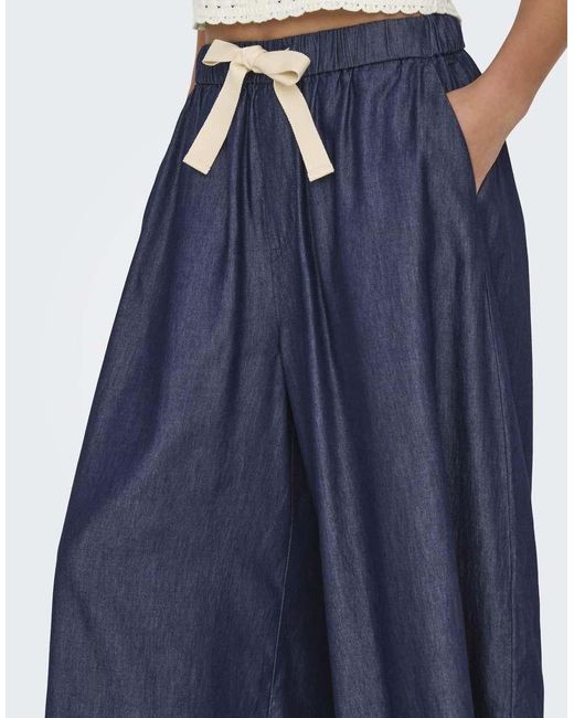 ONLY Blue Wide-fit Jeans