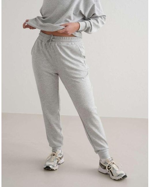 Aim'n Gray Light Melange Comfy Modal Pants