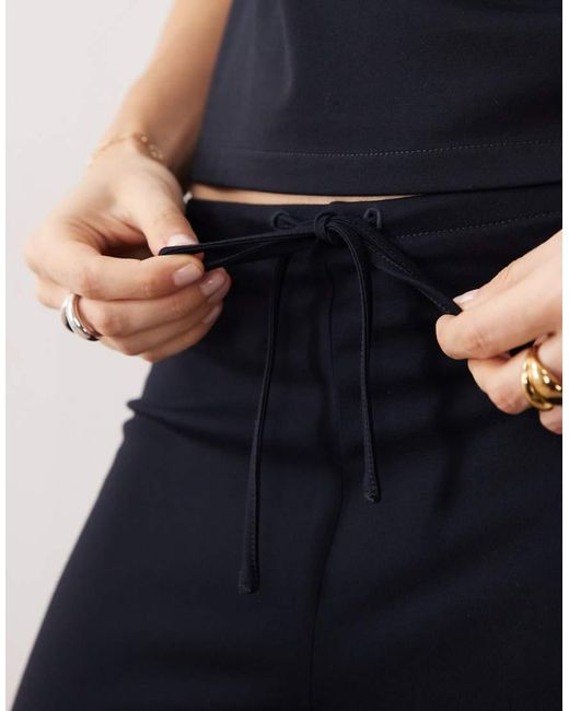 Mango Blue Candela Jersey Trouser C-Ord