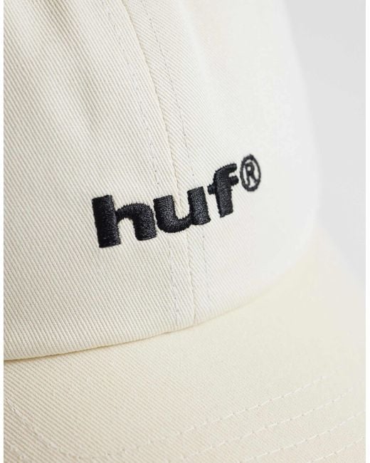Huf Natural Logo 6 Panel Cap for men