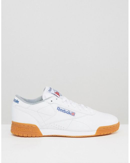 Reebok Ex-o-fit Gum Trainers In White M45030 for Men | Lyst UK