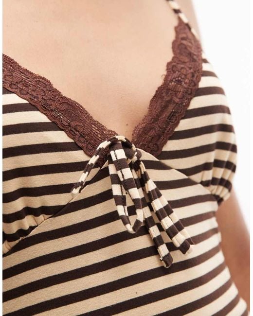 Reclaimed Vintage Natural Jersey Cami Dress