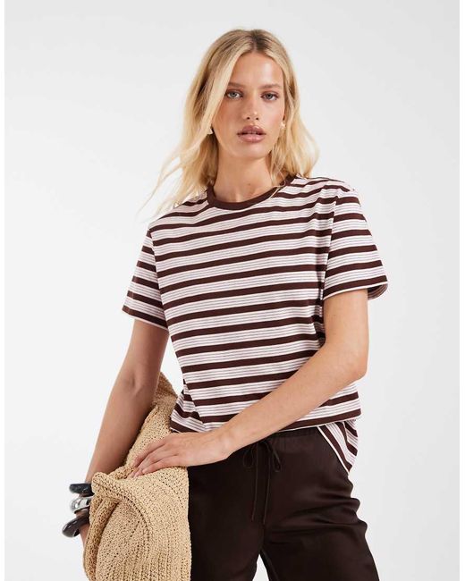 & Other Stories Red Relaxed Short Sleeved T-shirt