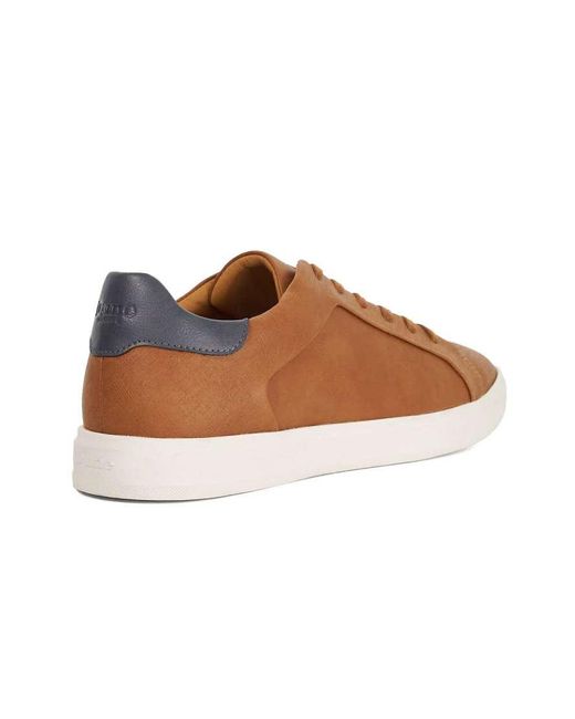 Dune Brown Traces Trainers for men