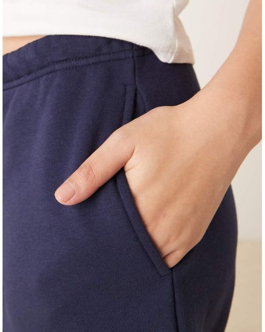 Gina Tricot Blue Low Waist Drawstring Sweatpants
