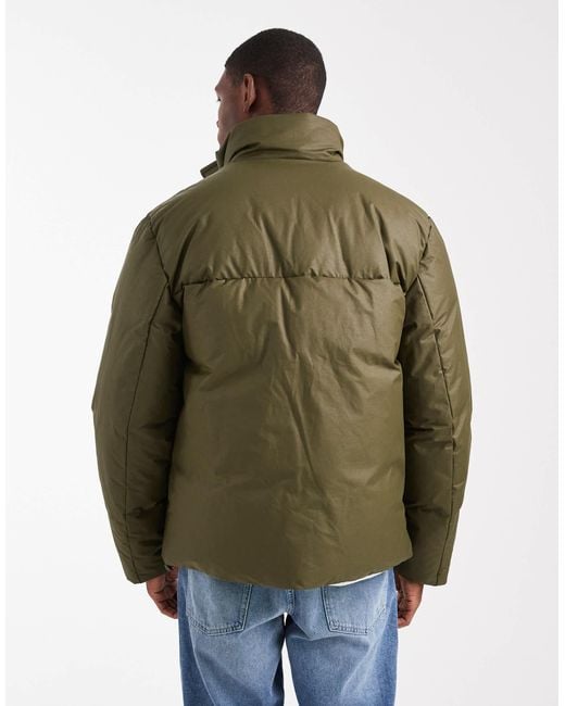 ASOS Green Puffer Jacket for men