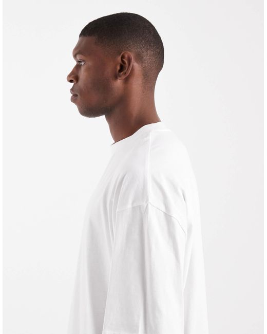 ASOS – 2er-pack basic-t-shirts in White für Herren