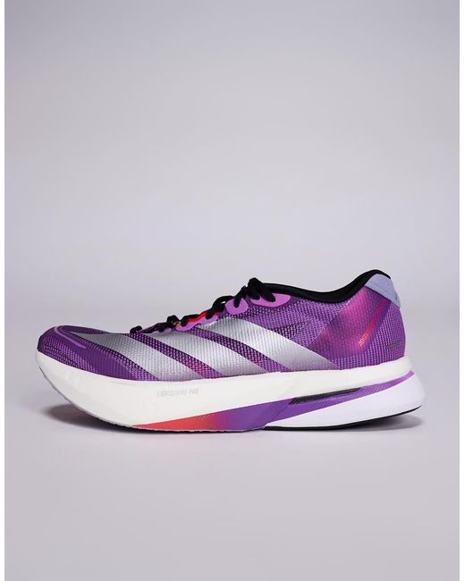 Adidas Originals Purple Adidas Running Adizero Boston 13 Trainers for men