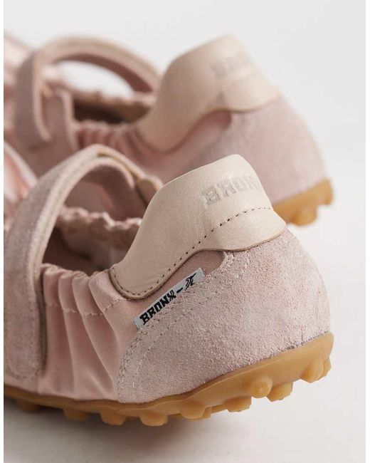 Bronx Pink Gravit-yy Ballet Flats