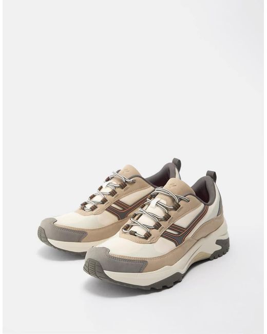 Pull&Bear Natural Multi-piece Trainers for men