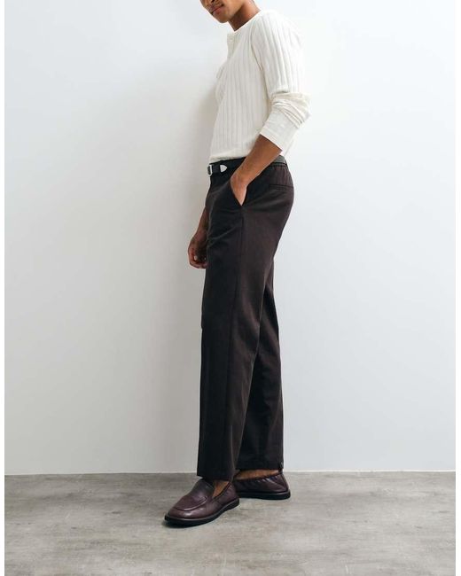 ARKET Black Pue Cotton Pintuck Trouser for men