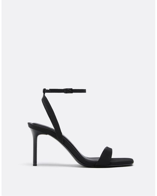 Stradivarius White High Heeled Sandals