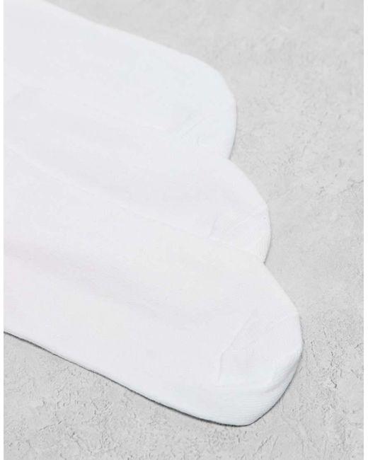 Collusion White Unisex X Logo Sock 3 Pack