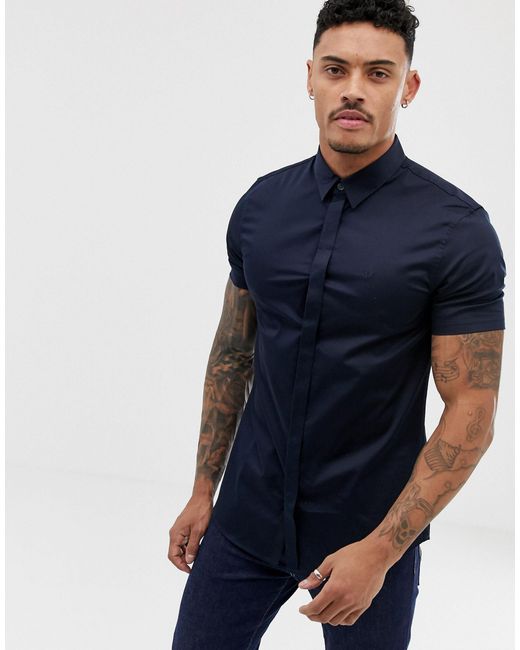 armani short sleeve shirts