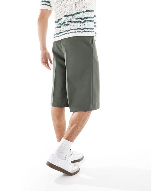 ASOS – elegante shorts in Green für Herren