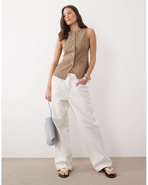 Gilet Threadbare en coloris Brown