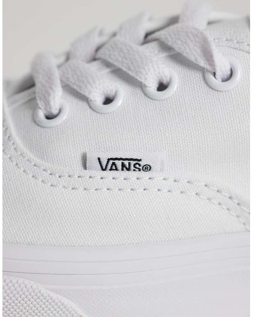Vans White Authentic Trainers