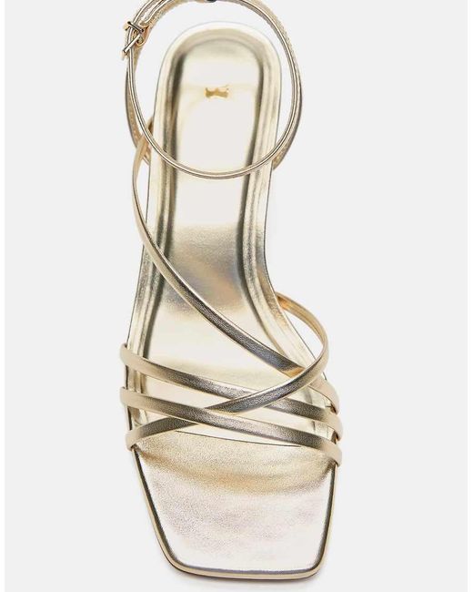 Pull&Bear White Strappy Heeled Sandals