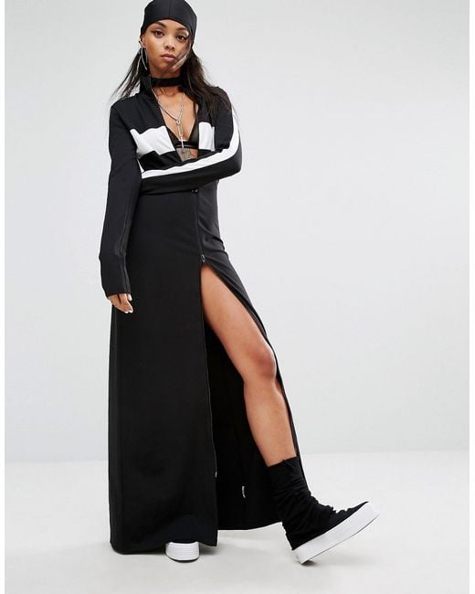 PUMA Black Fenty X By Rihanna High Neck Maxi Dress