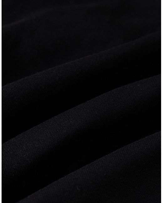 T-shirt oversize épais à manches longues ASOS pour homme en coloris Black