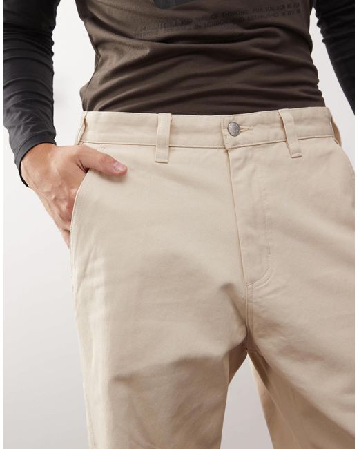 Hardwork - pantalon style charpentier - beige Obey pour homme en coloris Natural