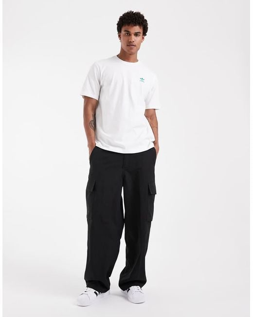 Adidas Originals White Essentials Relaxed T-shirt for men