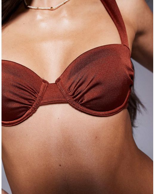 Simone - haut ASOS en coloris Brown