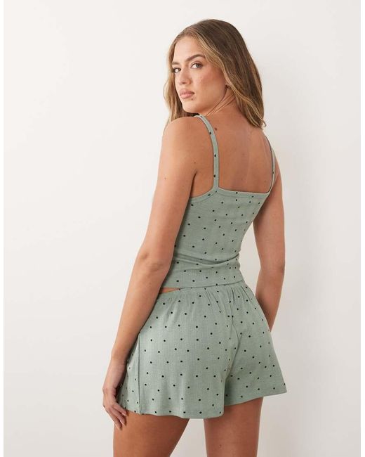 ASOS Green Mix & Match Pointelle Cami