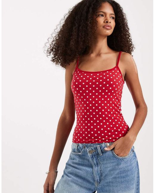 Hollister Red Reversible Cami Top