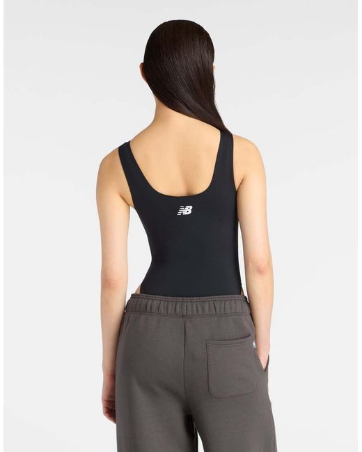New Balance Black Trackside Bodysuit