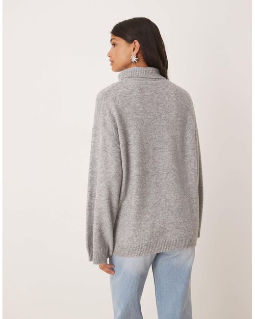 Glamorous Gray – oversize-pullover