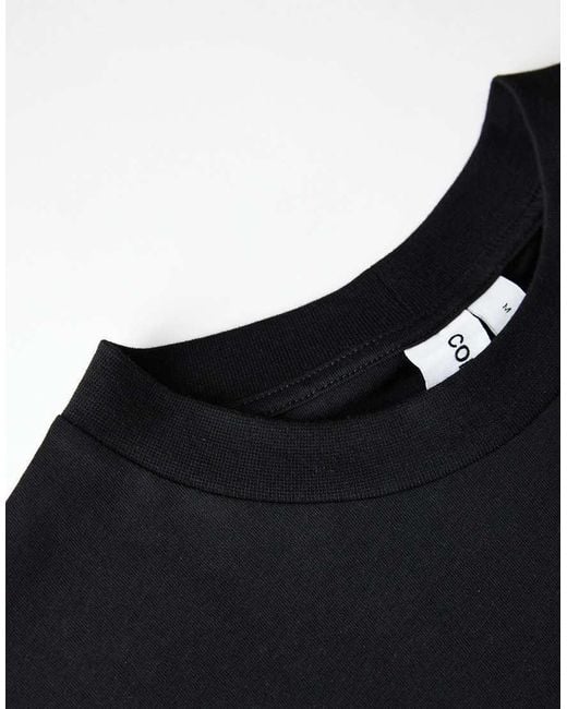 Camiseta Negra De Corte Slim Con Estampado Gráfico De Collusion de hombre de color Black