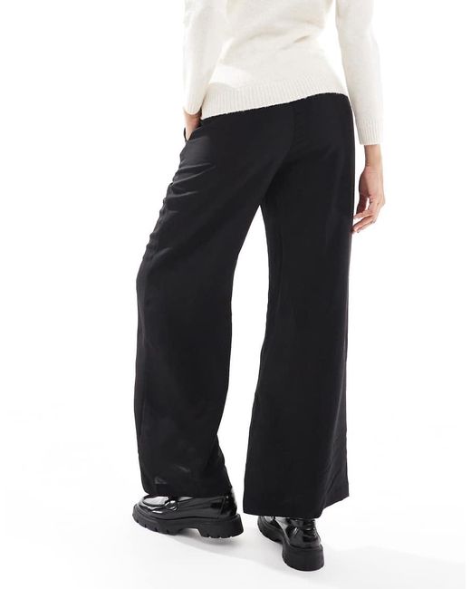 Vero Moda Black Relaxed Tailored Trousers