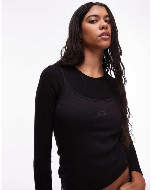 laagam Blue Nova Double Layer Long Sleeve T-Shirt