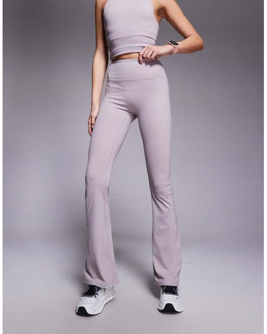 4505 Purple Icon High Waist Slim Kick Yoga legging