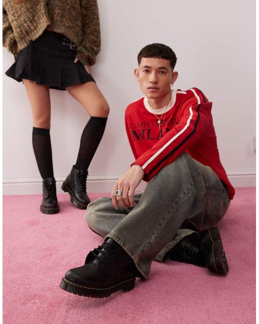 Dr. Martens Black 101 Bex 6 Eye Boots
