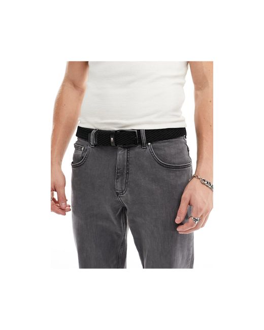 Tommy Hilfiger White Denton 35mm Elastic Belt for men